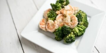 brokoli tumis udang, udang tumis brokoli, brokoli udang