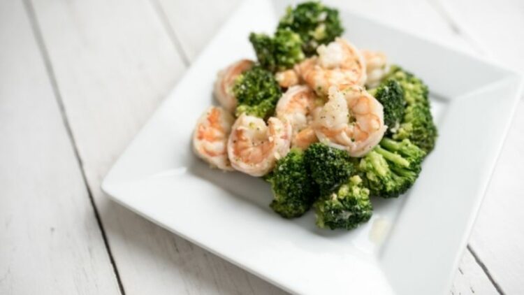 brokoli tumis udang, udang tumis brokoli, brokoli udang